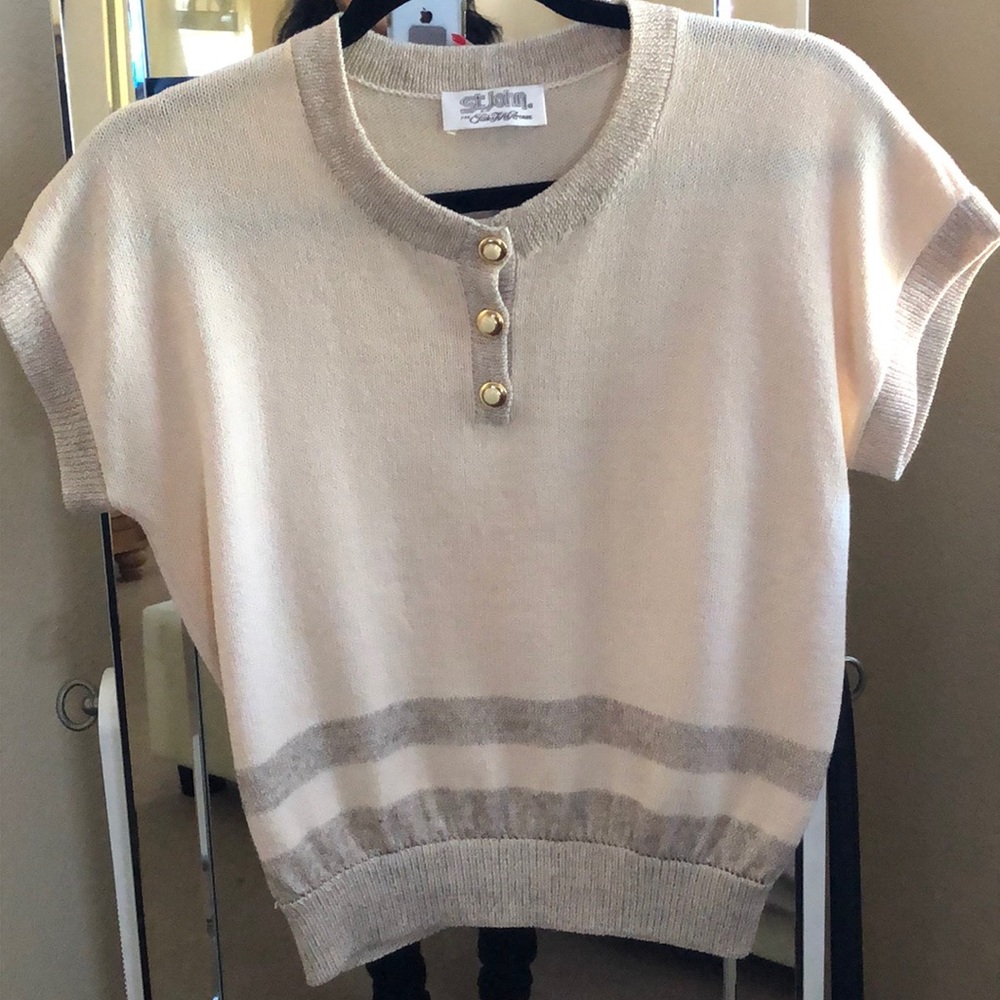 St John Saks Fifth Avenue Sweater Top
